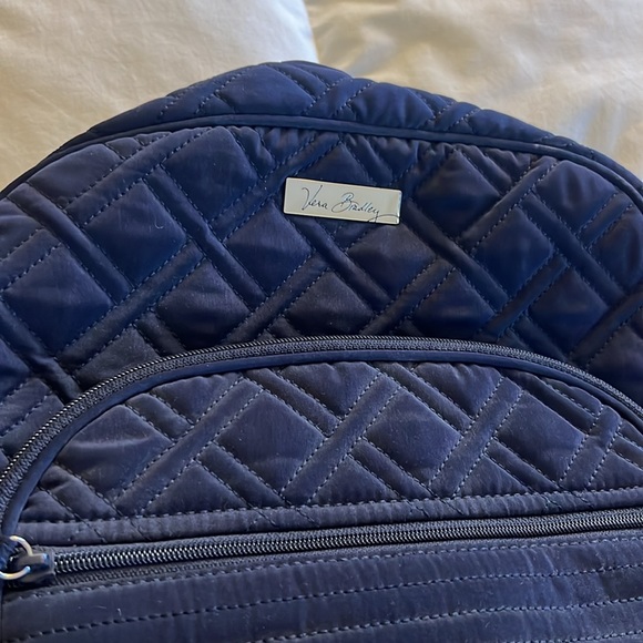 Vera Bradley Navy Backpack - Picture 2 of 5